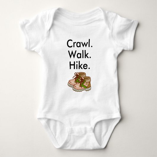 Wandelen Baby Body Romper (Voorkant)