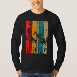Wandelen Bergen Bergen Retro Bergbeklimmers Wandel T-shirt