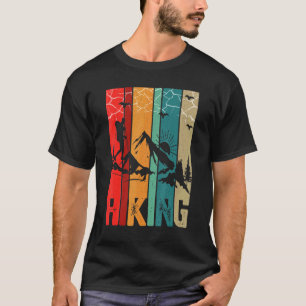 Wandelen Bergen Bergen Retro Bergbeklimmers Wandel T-shirt