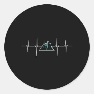 Wandelen Bergen Klimmen Wandelen Hebeat Ronde Sticker