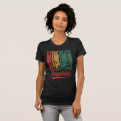 Wandelen Bergen Retro Stijl T-shirt (Voorkant volledig)