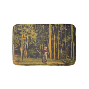 Wandelen bij de Forest Edge (door Ferdinand Hodler Badmat