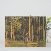 Wandelen bij de Forest Edge (door Ferdinand Hodler Kaart (Staand voorkant)