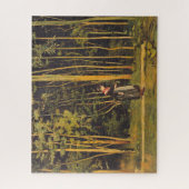 Wandelen bij de Forest Edge (door Ferdinand Hodler Legpuzzel (Verticaal)