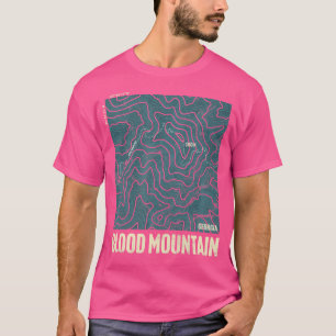 Wandelen Bloedberg Topografie - Appalachian Tram T-shirt
