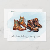 Wandelen Buddy Avontuur Zwangerschap Aankondiging (Voorkant / Achterkant)