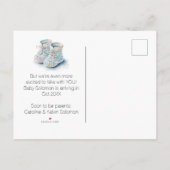 Wandelen Buddy Avontuur Zwangerschap Aankondiging (Achterkant)