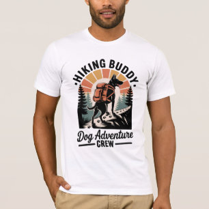 Wandelen Buddy Hond Liefhebber Avontuur T-Shirt