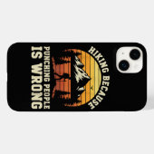 Wandelen Buiten Grappige Wandelaar Case-Mate iPhone Case (Achterkant (horizontaal))