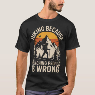 Wandelen Buiten Grappige Wandelaar Natuur Wandelpa T-shirt