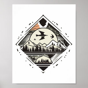 Wandelen Buitenshuis Pad Natuur Wilderness  Poster