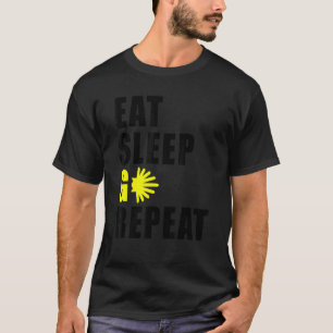 Wandelen Camino De Santiago De Compostela James W T-shirt