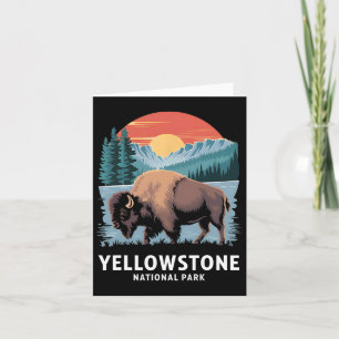 Wandelen Camping Yellowstone National Park Wildlif Kaart
