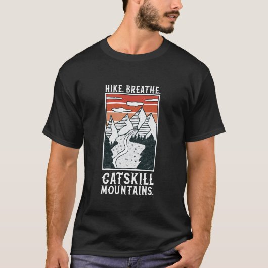 Wandelen - Catskill Mountains T-shirt (Voorkant)