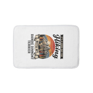 Wandelen Dandie Dinmont Terrier Hond Berg Retro S Badmat