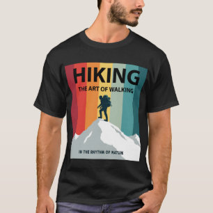 Wandelen De kunst van het lopen Natuur Design T-shirt
