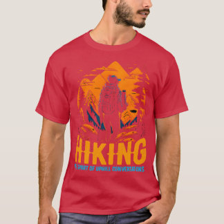 Wandelen De sport van heuvelopwaartse gesprekken G T-shirt