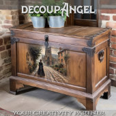 Wandelen door de geschiedenis - Decoupage - Tissuepapier