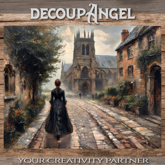 Wandelen door de geschiedenis - Decoupage - Tissuepapier