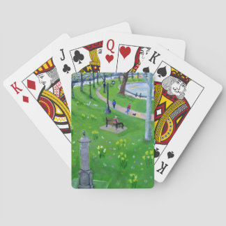 Wandelen door de Lough in Cork, Ierland Pokerkaarten