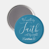 Wandelen door Faith Magnet (Voorkant / Achterkant)