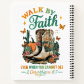 Wandelen door geloof... notitieboek (Achterkant)