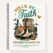 Wandelen door geloof... notitieboek (Voorkant)