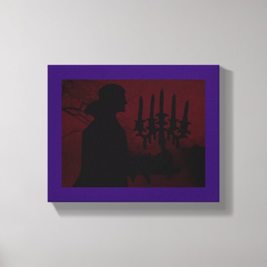 Wandelen door het dorp ~ gewikkeld doek .75 canvas afdruk (Voorkant)