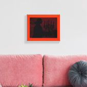Wandelen door het dorp ~ gewikkeld doek .75 canvas afdruk (Insitu (Woonkamer))