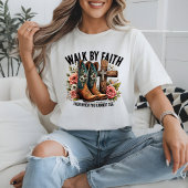 Wandelen door het geloof Christelijk T-shirt