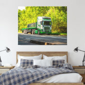 Wandelen door het hart van Herefordshire Canvas Afdruk (Insitu (Slaapkamer))