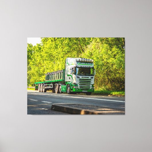 Wandelen door het hart van Herefordshire Canvas Afdruk (Voorkant)