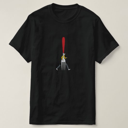 Wandelen door Life's Fork - Unisex T-shirt (Design voorkant)