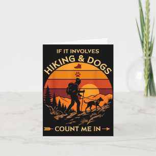 Wandelen en honden tellen mee in retro zonsonderga kaart