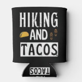 Wandelen en taco's Grappige taco's Blikjeskoeler (Achterkant)