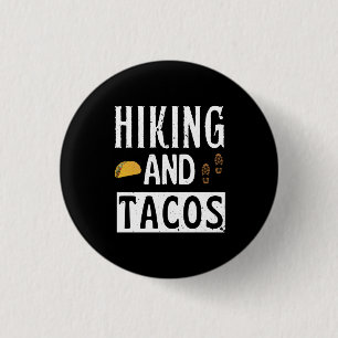 Wandelen En Tacos Grappige Tacos Ronde Button 3,2 Cm