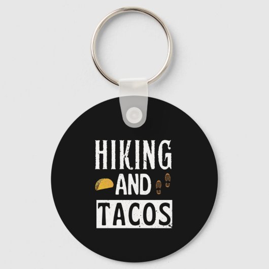 Wandelen En Tacos Grappige Tacos Sleutelhanger (Voorkant)