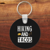 Wandelen En Tacos Grappige Tacos Sleutelhanger (Voorkant)