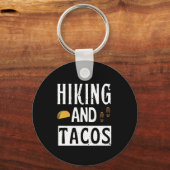 Wandelen En Tacos Grappige Tacos Sleutelhanger (Voorkant)