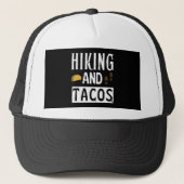 Wandelen en taco's Grappige taco's Trucker Pet (Voorkant)