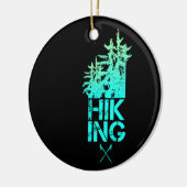 Wandelen en Trekking Outdoor  Bos Design Keramisch Ornament (Links)