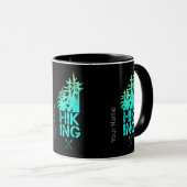 Wandelen en Trekking Outdoor  Bos Design Mok (Voorkant rechts)