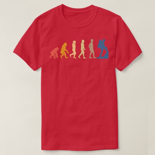 Wandelen Evolutie 1 T-shirt (Design voorkant)