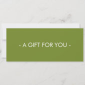 Wandelen Gift Ticket, Wandeltocht Kaart (Achterkant)