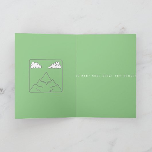 Wandelen Goodtime Verjaardag Kaart (Binnen)