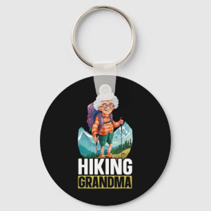 Wandelen Grootmoeder Bergbeklimmen Wandelaar Oma Sleutelhanger