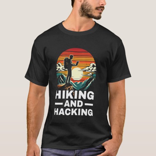 Wandelen & Hacken - Coder Outdoor T-shirt (Voorkant)
