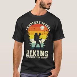 Wandelen Het is goedkoper dan therapie Wandelaar F T-shirt