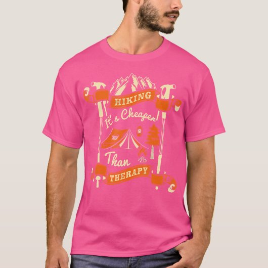 Wandelen Het is goedkoper dan Therapy Shirt - Funn (Voorkant)