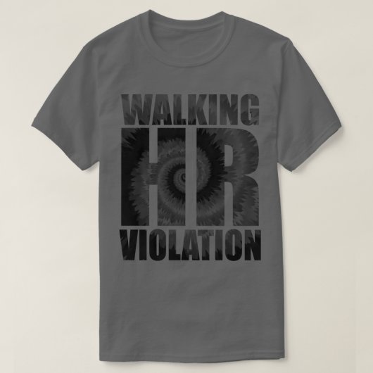 Wandelen HR overtreding 1 T-shirt (Design voorkant)